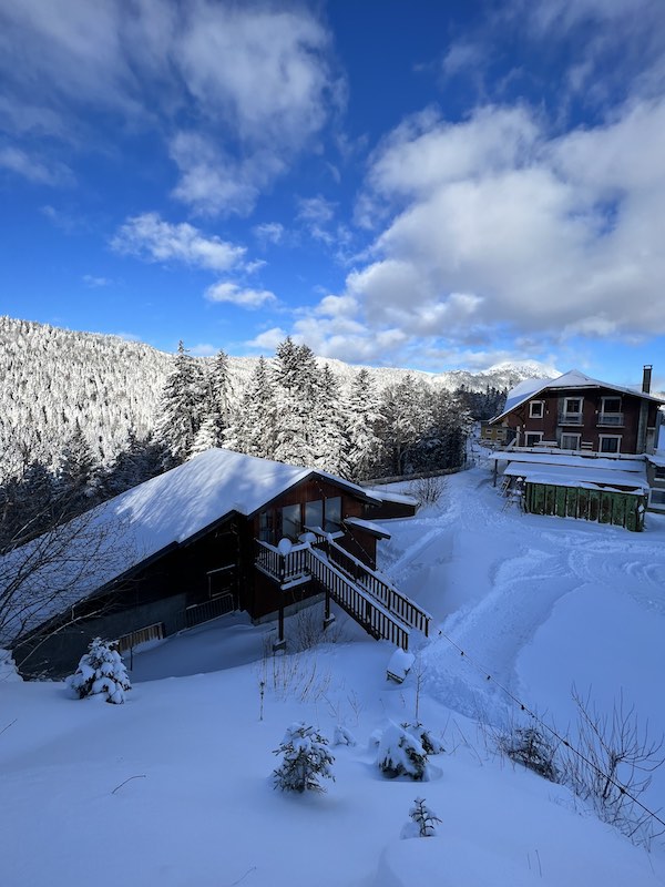 Le Col de Porte sous la neige pour la Grande Odyssée