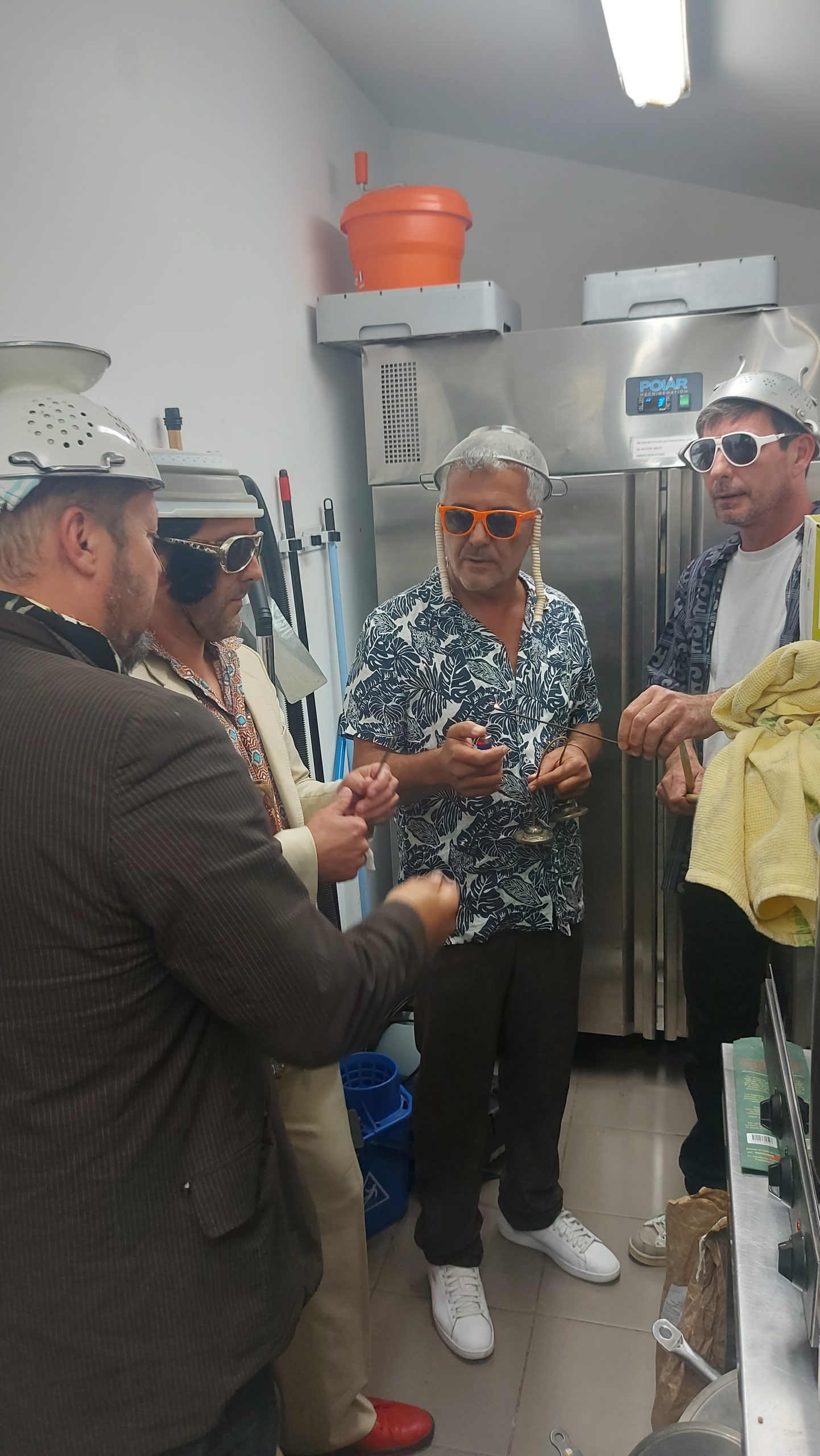 Les Pastafarians en coulisse / cuisine