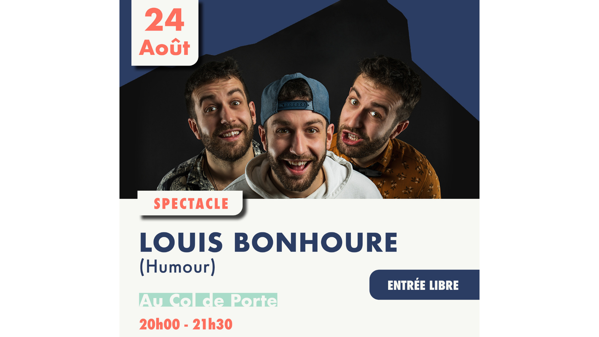 spectacle d'humour Louis Bonhoure