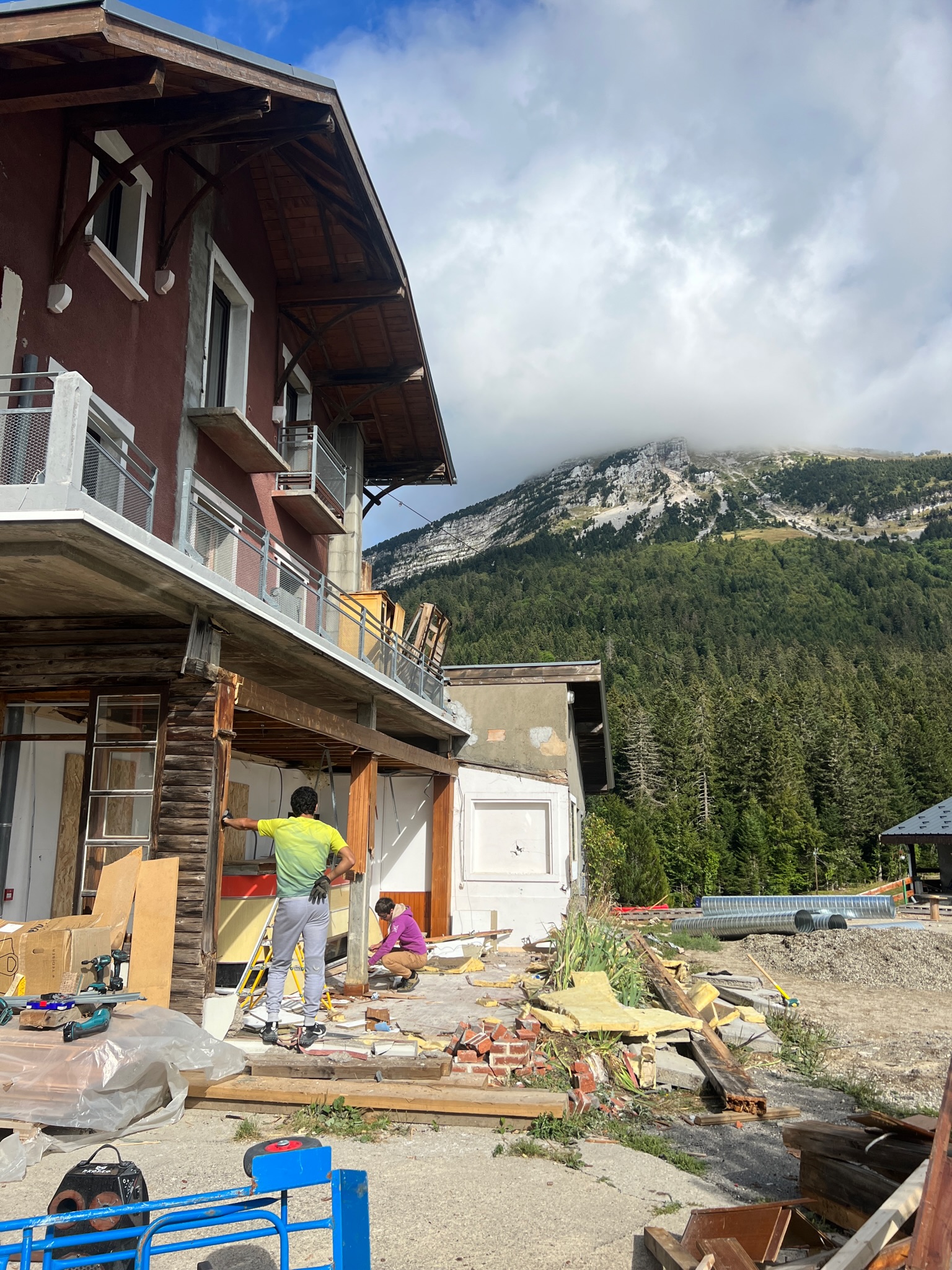 Rénovation de l'Hôtel au Col de Porte 