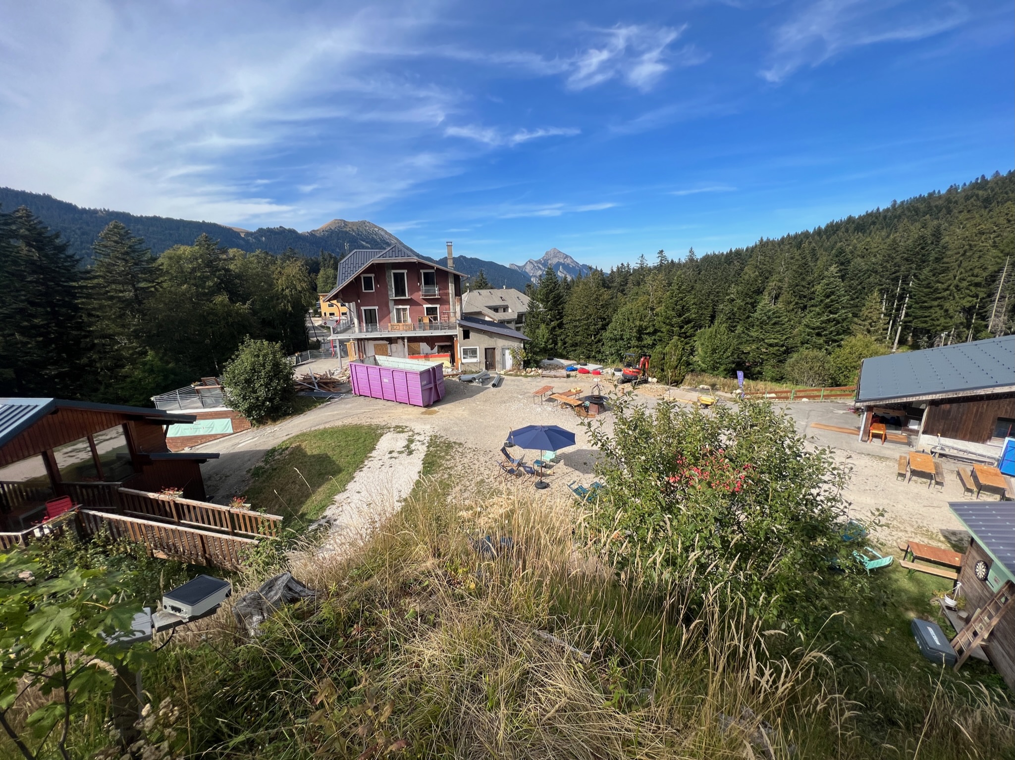 Vue sur le domaine 