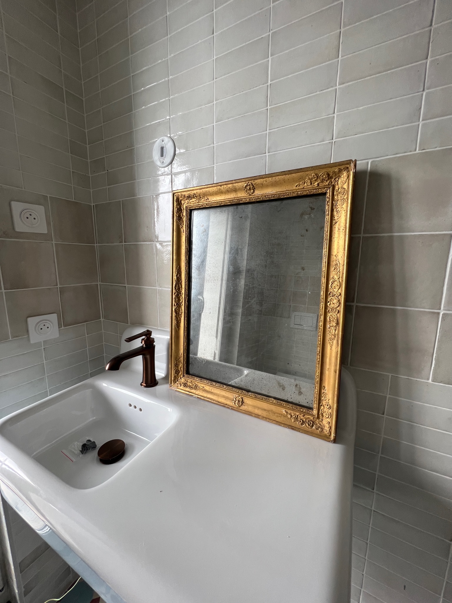 Travaux de la salle de bain 
