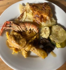 Poulet aux écrevisses