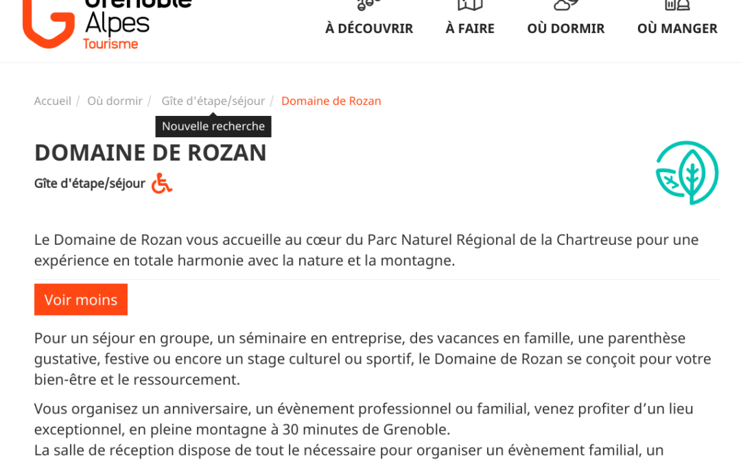 Où nous trouver ? Les sites de tourisme en chartreuse