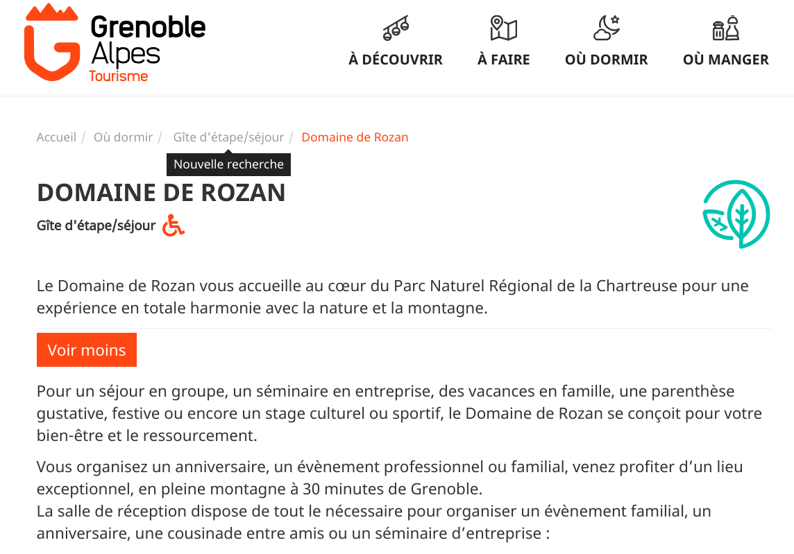 Où nous trouver ? Les sites de tourisme en chartreuse