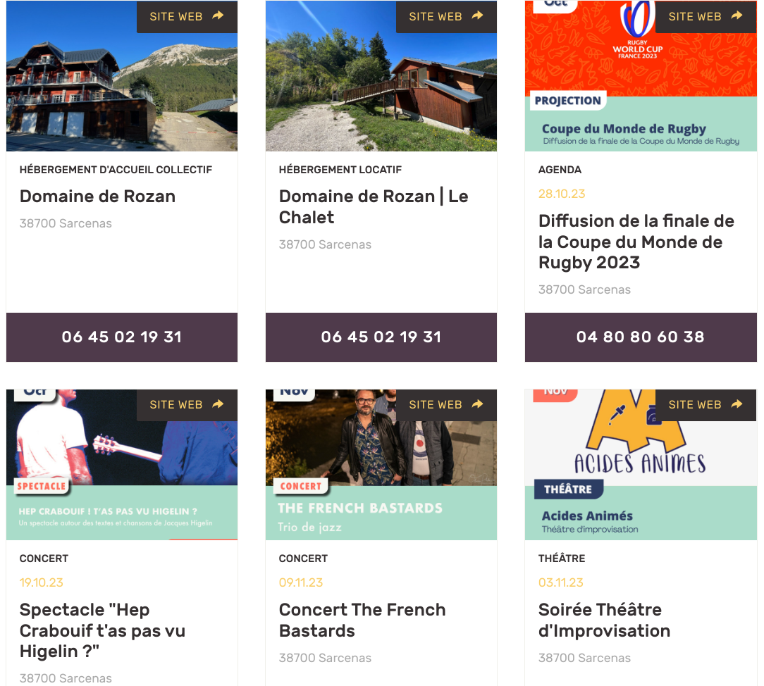 Où nous trouver ? Les sites de tourisme en chartreuse