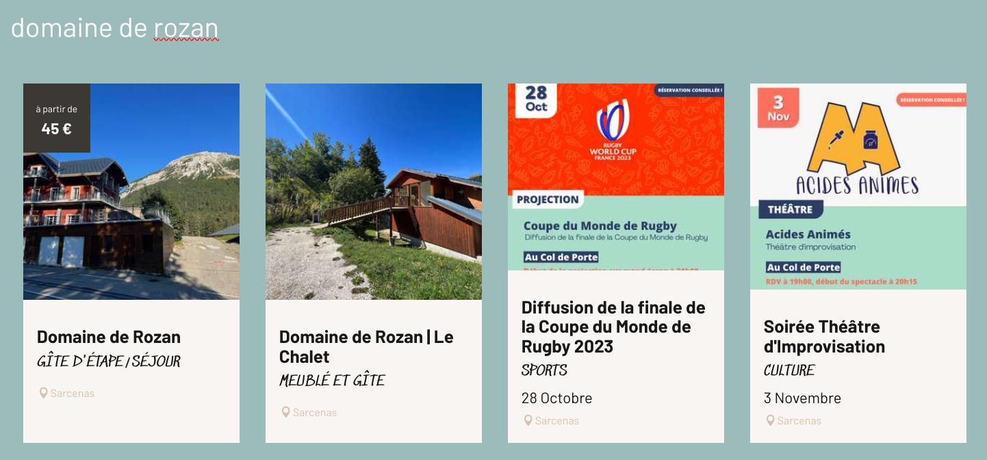 Où nous trouver ? Les sites de tourisme en chartreuse