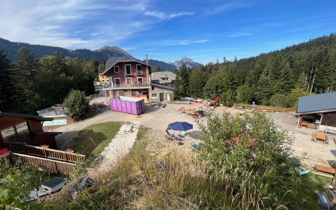 L&rsquo;avancée des travaux dans l&rsquo;hôtel
