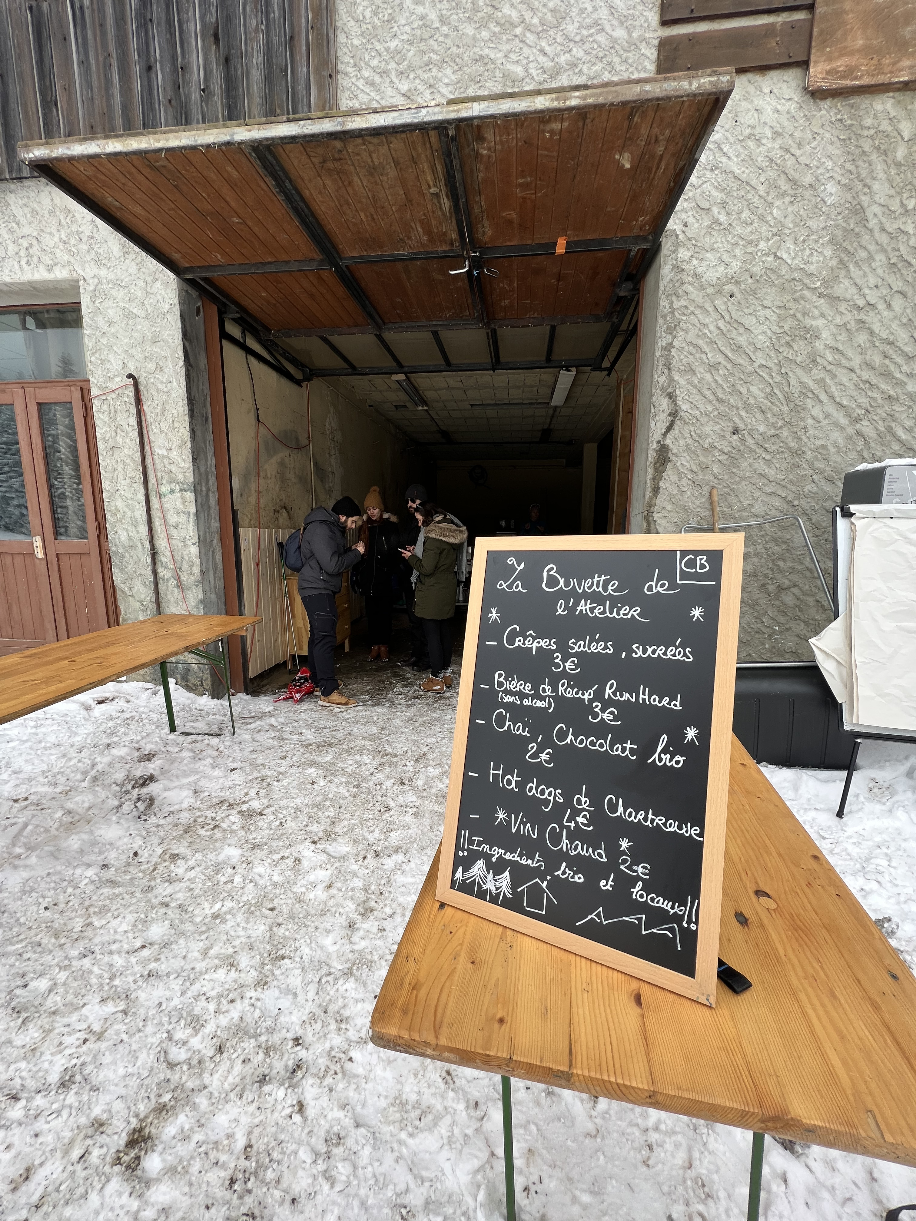 Atelier Buvette improvisé