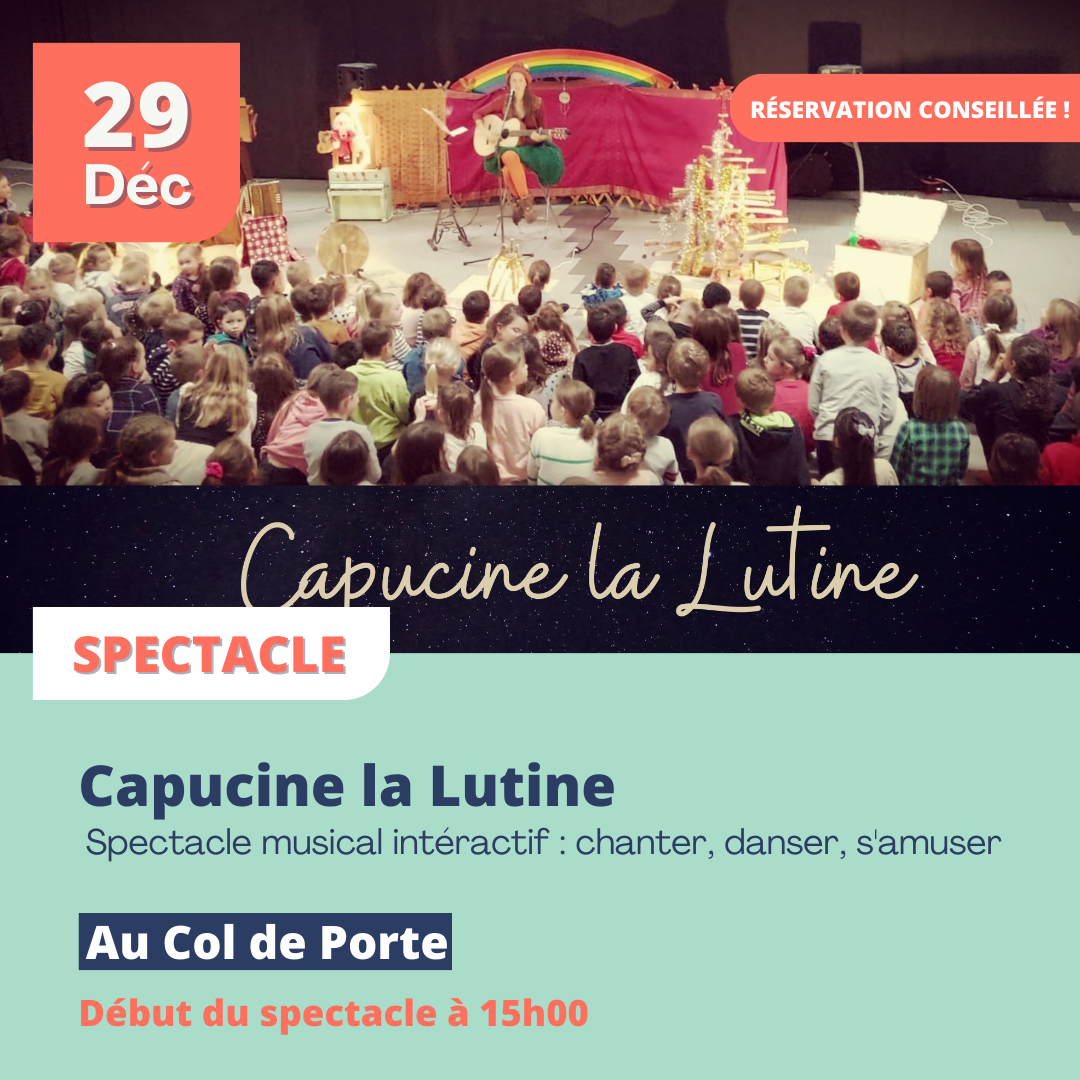 Spectacle de Capucine la Lutine