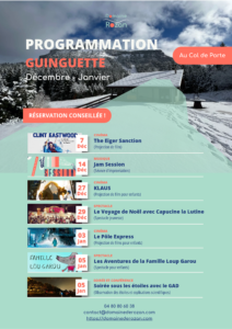 Programmation Guinguette Décembre