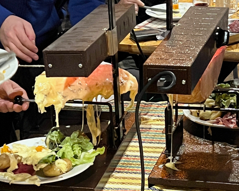 Raclette au Domaine de Rozan 