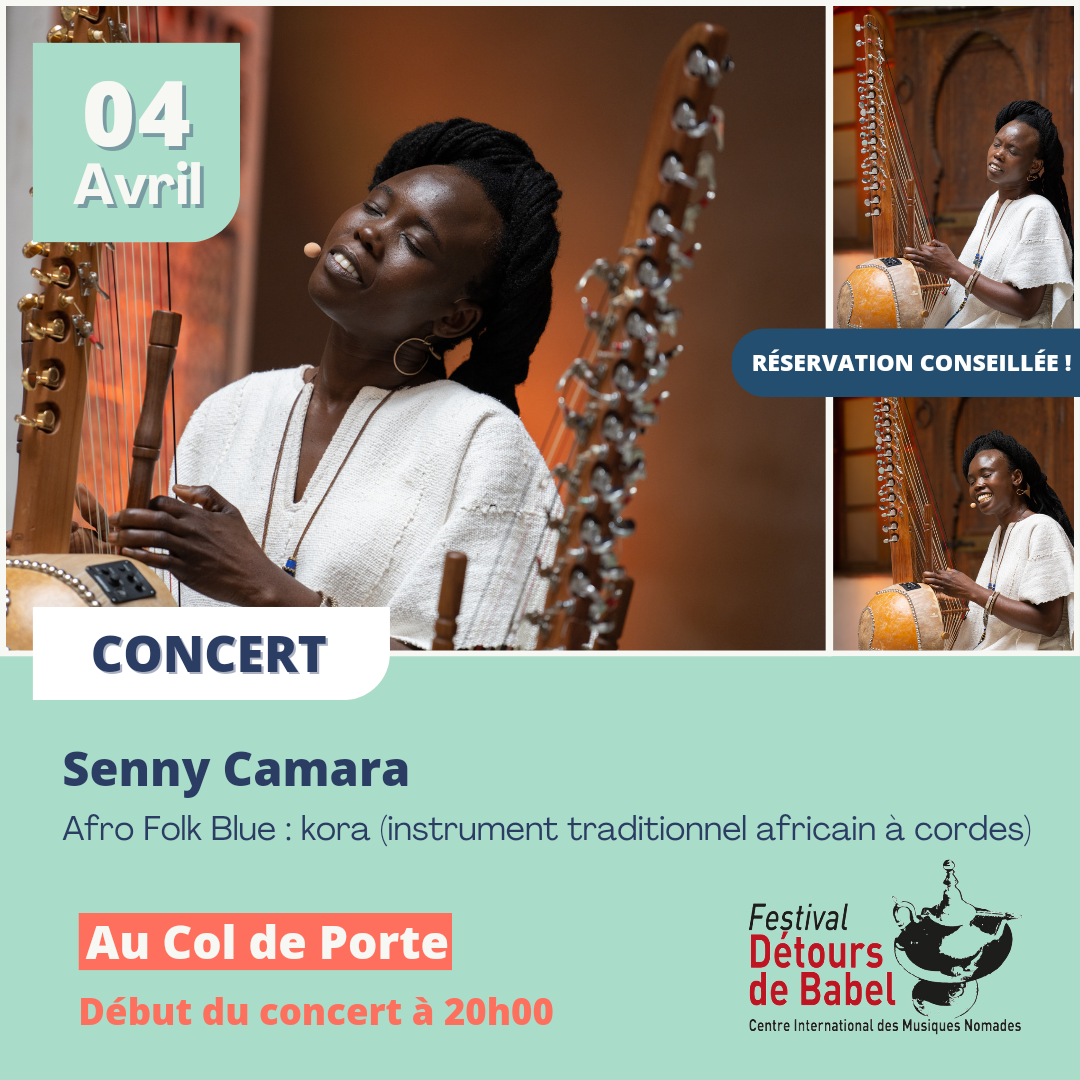 Senny Camara pour les Détours de Babel au Domaine de Rozan