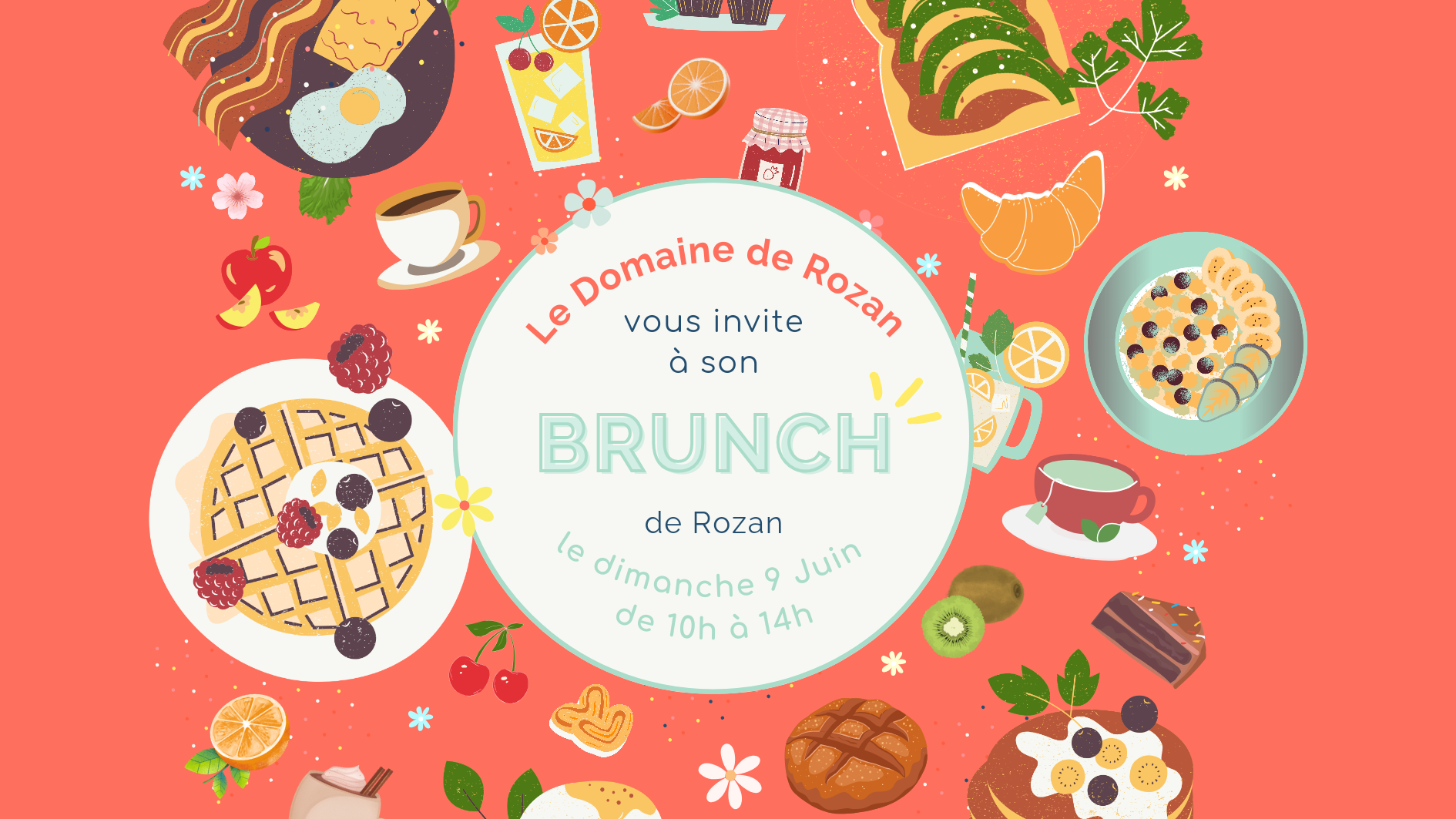 Brunch au Domaine de Rozan