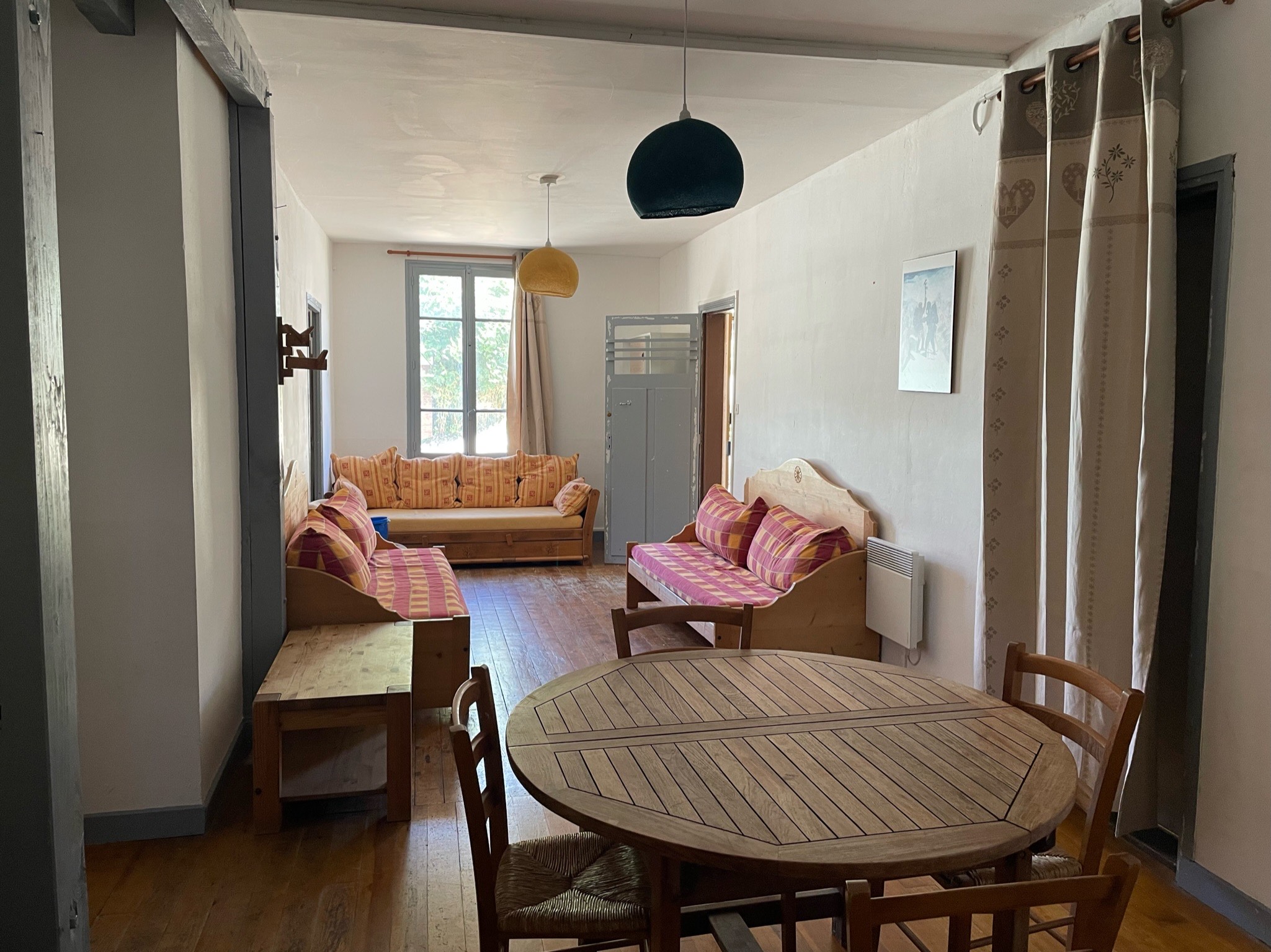 Rez de chaussée du gîte chalet 