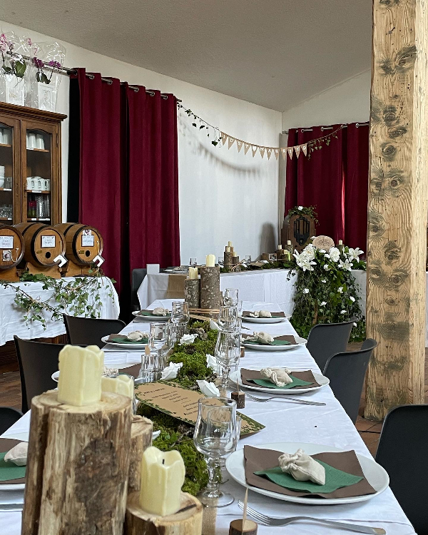 Décoration de table mariage 